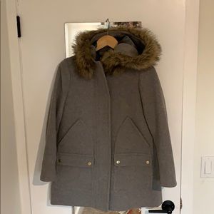 J.Crew Chateau Parka in Grey